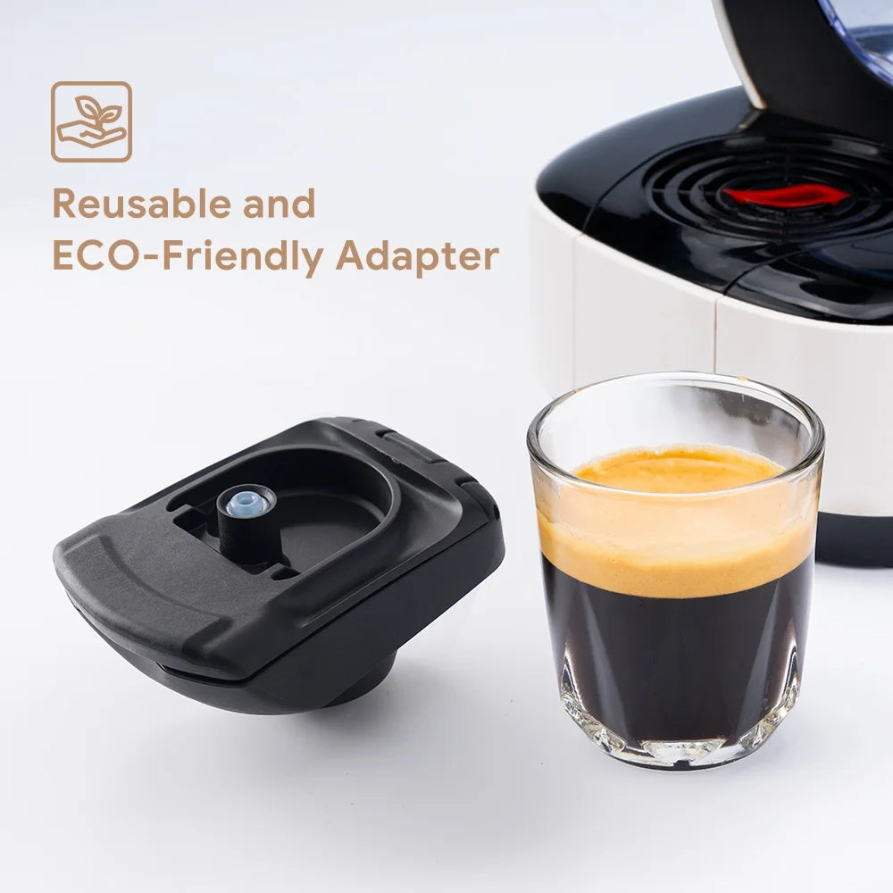 Reusable Coffee Adapter Pods Capsule Filter Refillable 1 Adapter + 1 Tamper W17258