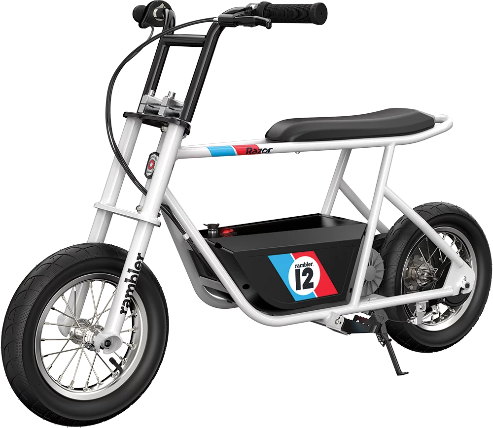 White 12" Air-Filled Tires Seated Electric Scooter G421493