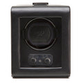 Black Single Watch Winder with Storage S5021