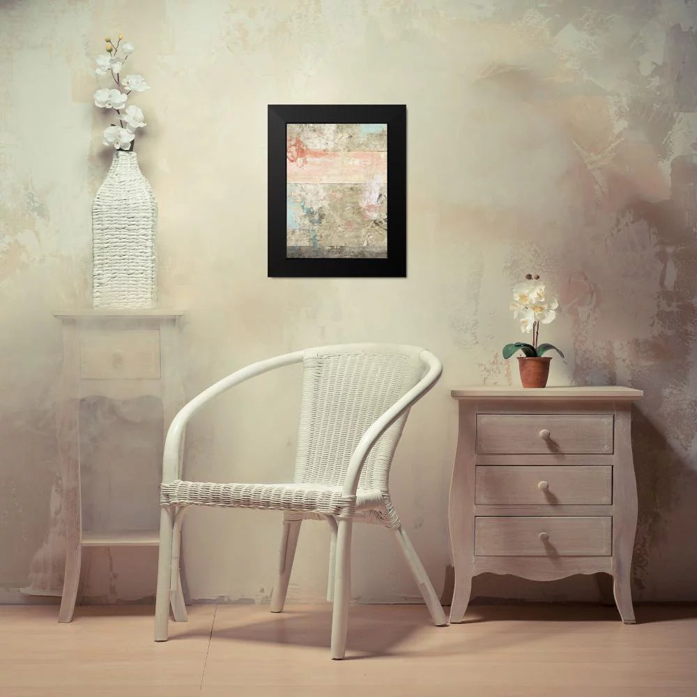 Black Modern Framed Art Print G107