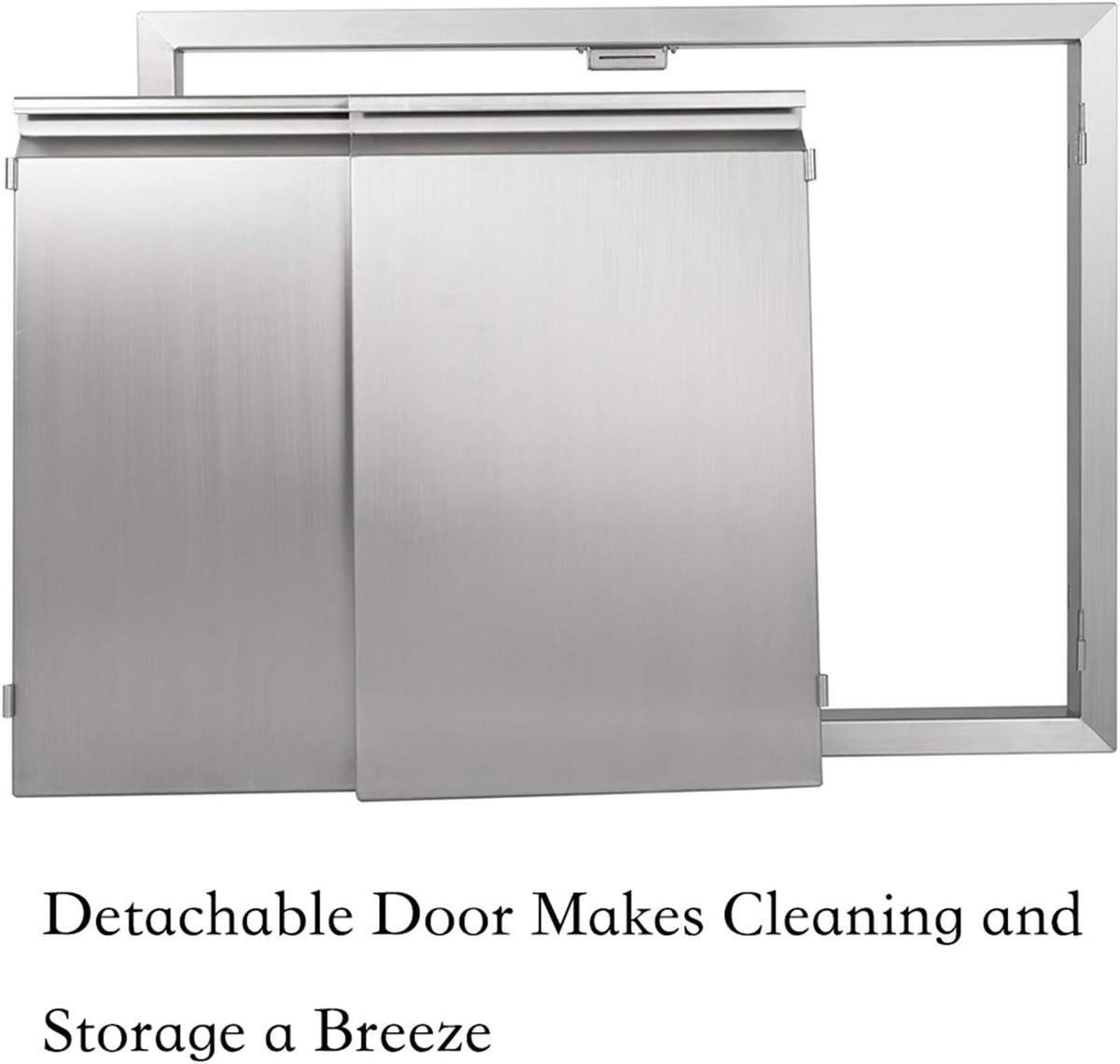 26 W X 24 H 304 Stainless Steel BBQ Access Door Y87874