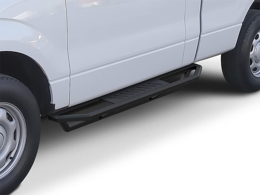 Aluminum Running Boards Compatible with Ford F150 Regular Cab D858808