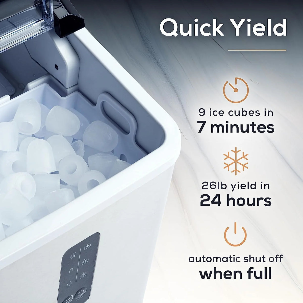 Automatic Self-Cleaning 26-Pound Ice Maker D637721