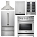 30 Electric Range, Range Hood, Refrigerator, Dishwasher, Wine Cooler S9128