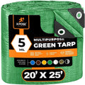 Blue 5' x 7' Waterproof Poly Tarp Y48576