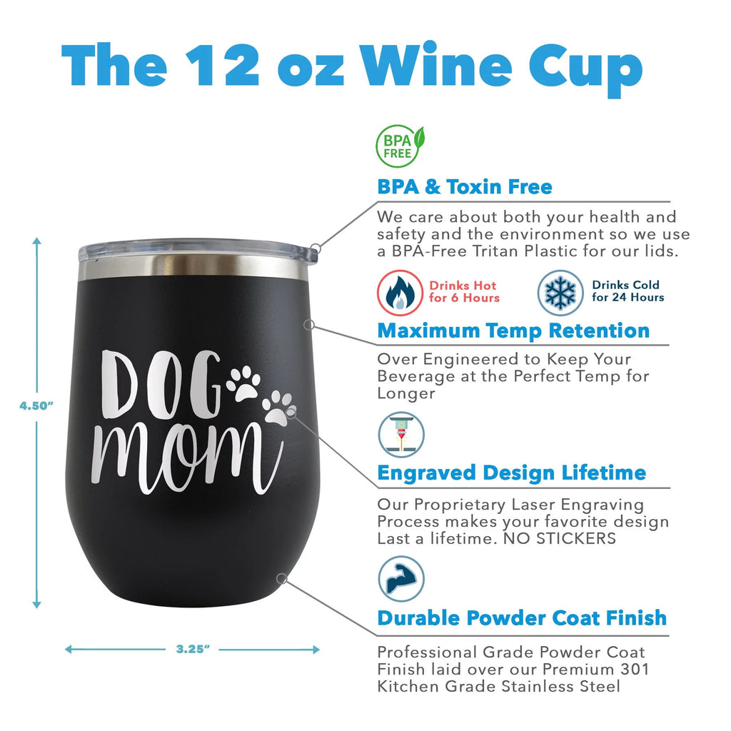 12 oz Engraved Red Wine Cup V386430