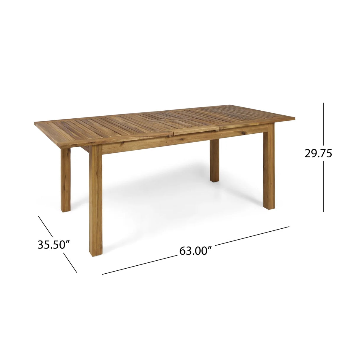 Acacia Wood Expandable Dining Table L271