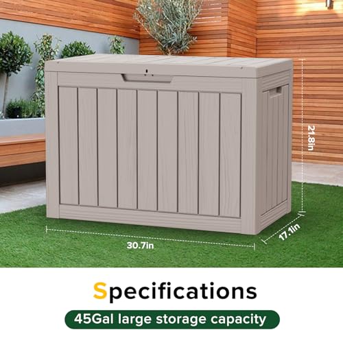 150 Gallon Waterproof Resin Outdoor Storage Box X4072