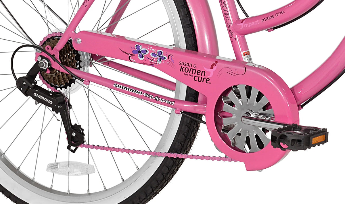 Pink Women's Cruiser Bike I8726