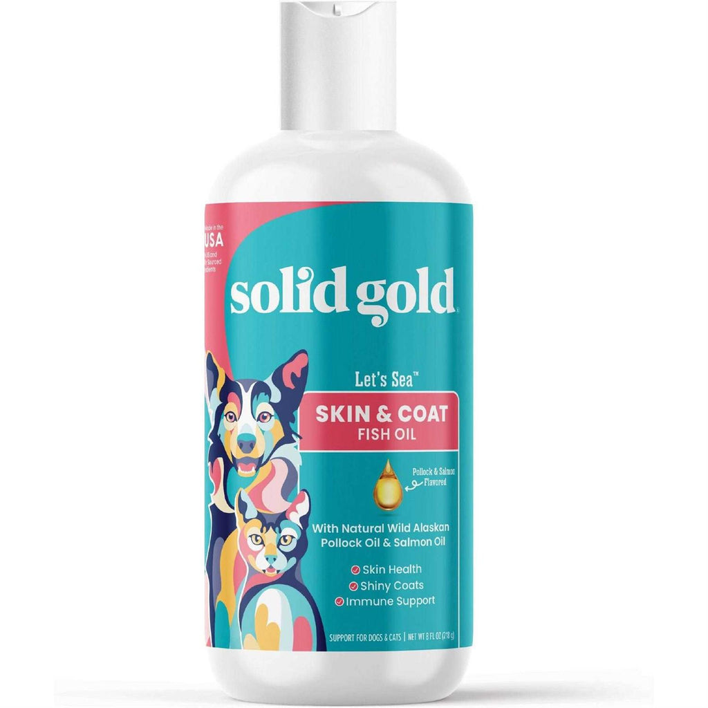 Solid Gold Fish Oil for Dogs & Cats Wild Alaskan Salmon Oil B134829