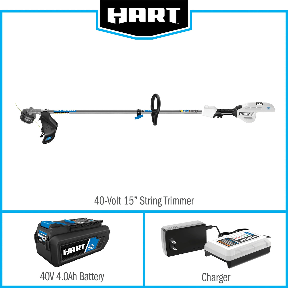 Cordless 15-inch String Trimmer Kit K130543