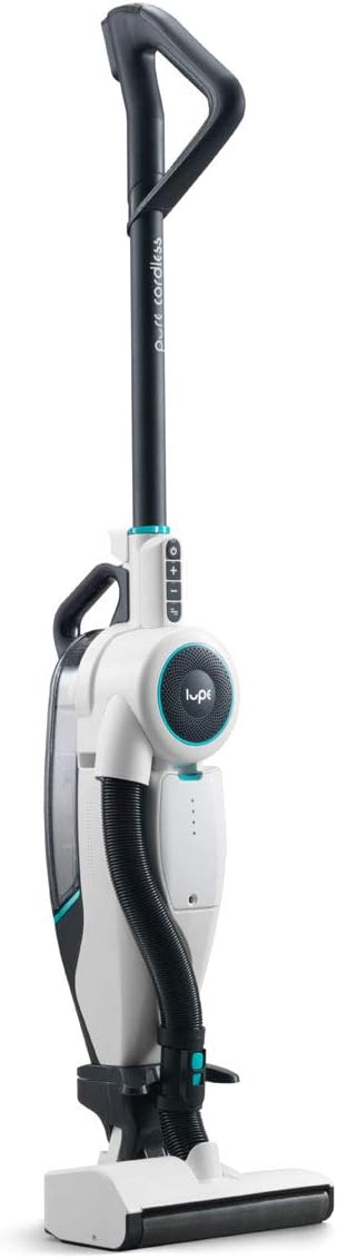 Cordless Vacuum Cleaner, 3 in 1 Upright, 60 Minutes Battery Life, White/Black L82531