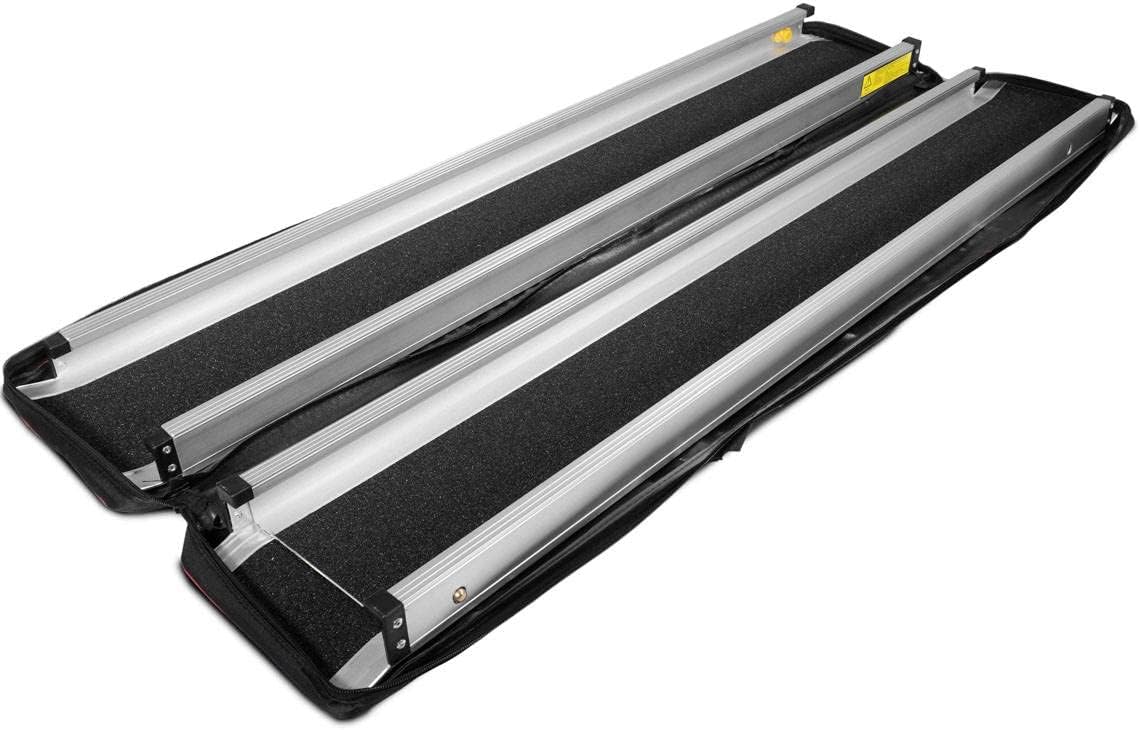 Aluminum Portable Wheelchair Loading Ramp with Carry Bag A239