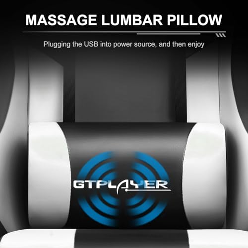 Gaming Chair with Footrest and Lumbar Support L446719