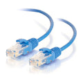 9ft Cat6 Snagless Unshielded Slim Network Patch Cable Blue K251