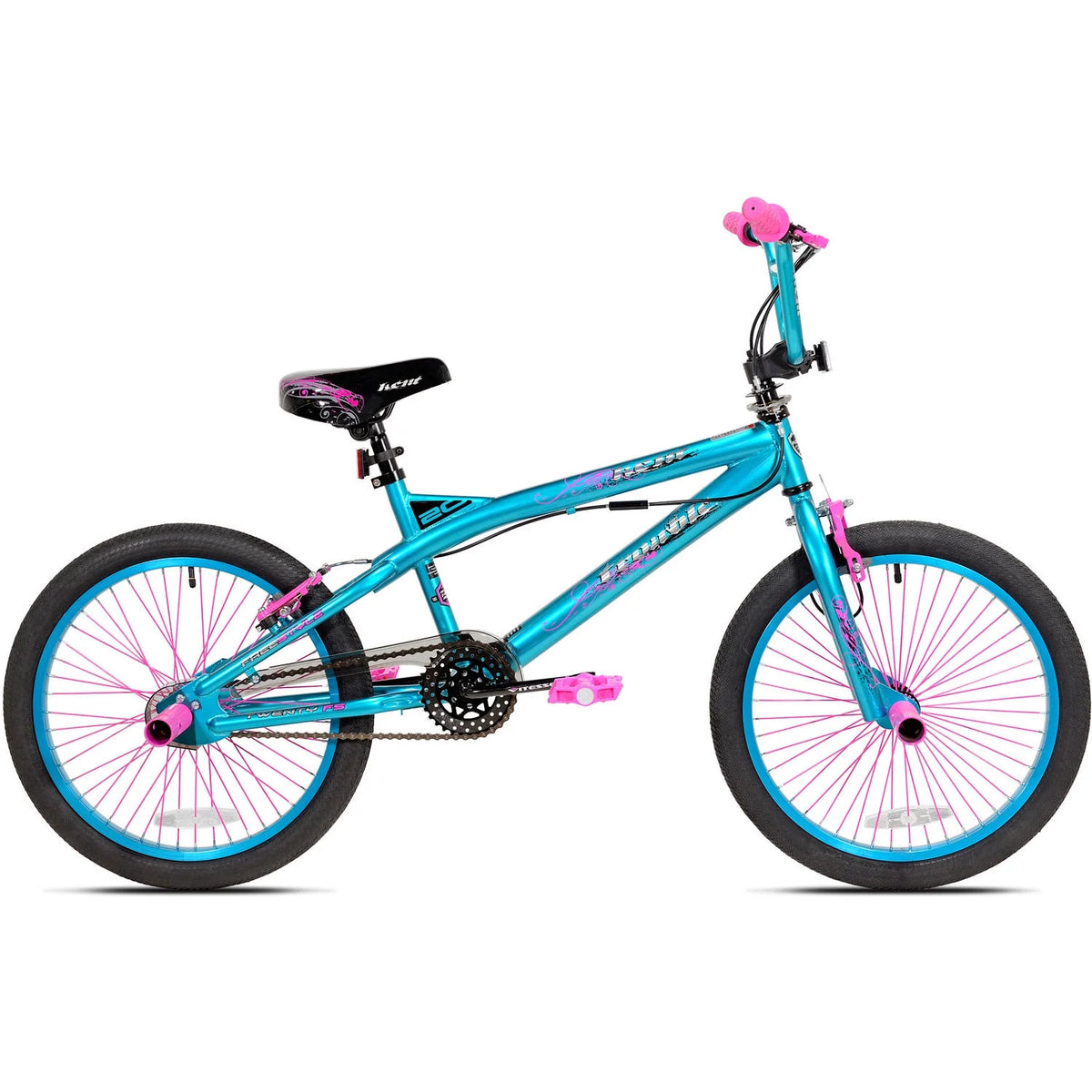 20" Aqua and Pink BMX Bike D656350