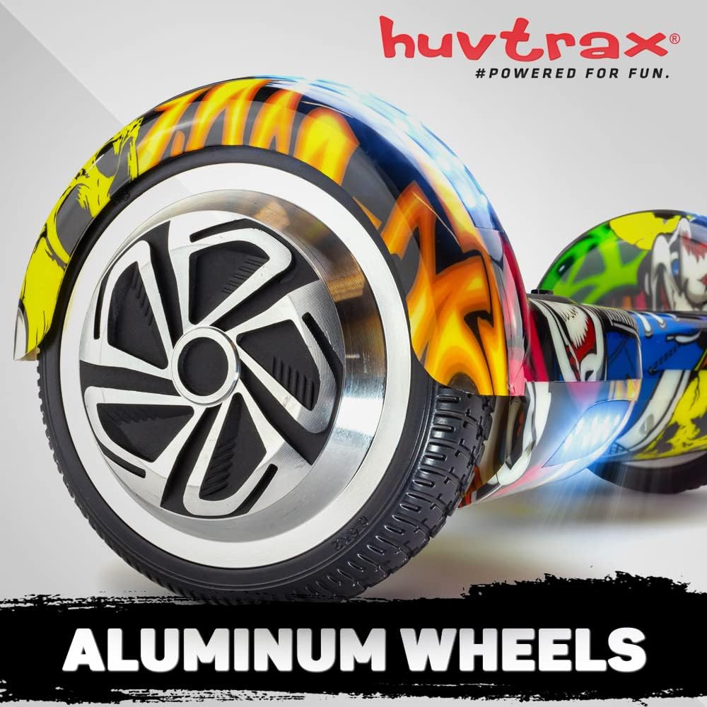 6.5 Aluminum Wheels Hoverboard with Bluetooth Speaker and LED Lights I2366