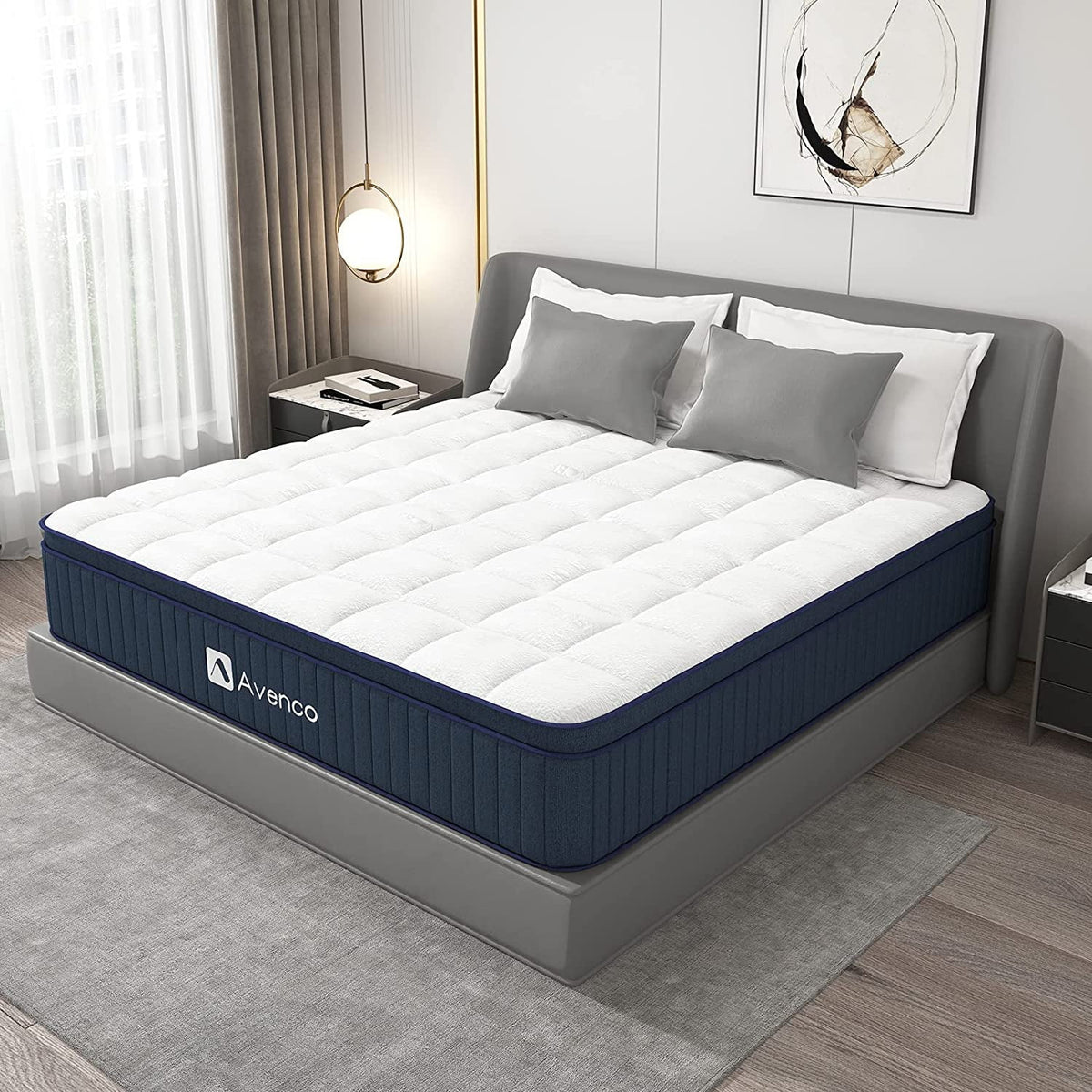 Full Size Gel Memory Foam Pocket Spring Hybrid Mattress X672