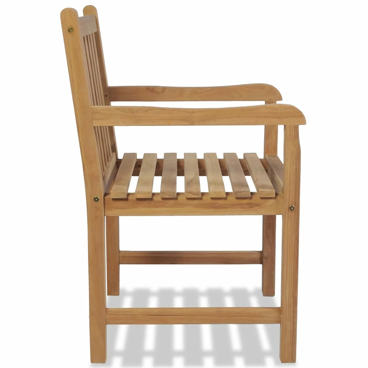 2 pcs Solid Teak Wood Patio Chairs B7443