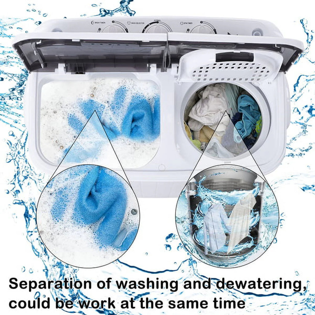 14.3lbs Twin Tub Portable Washing Machine C595