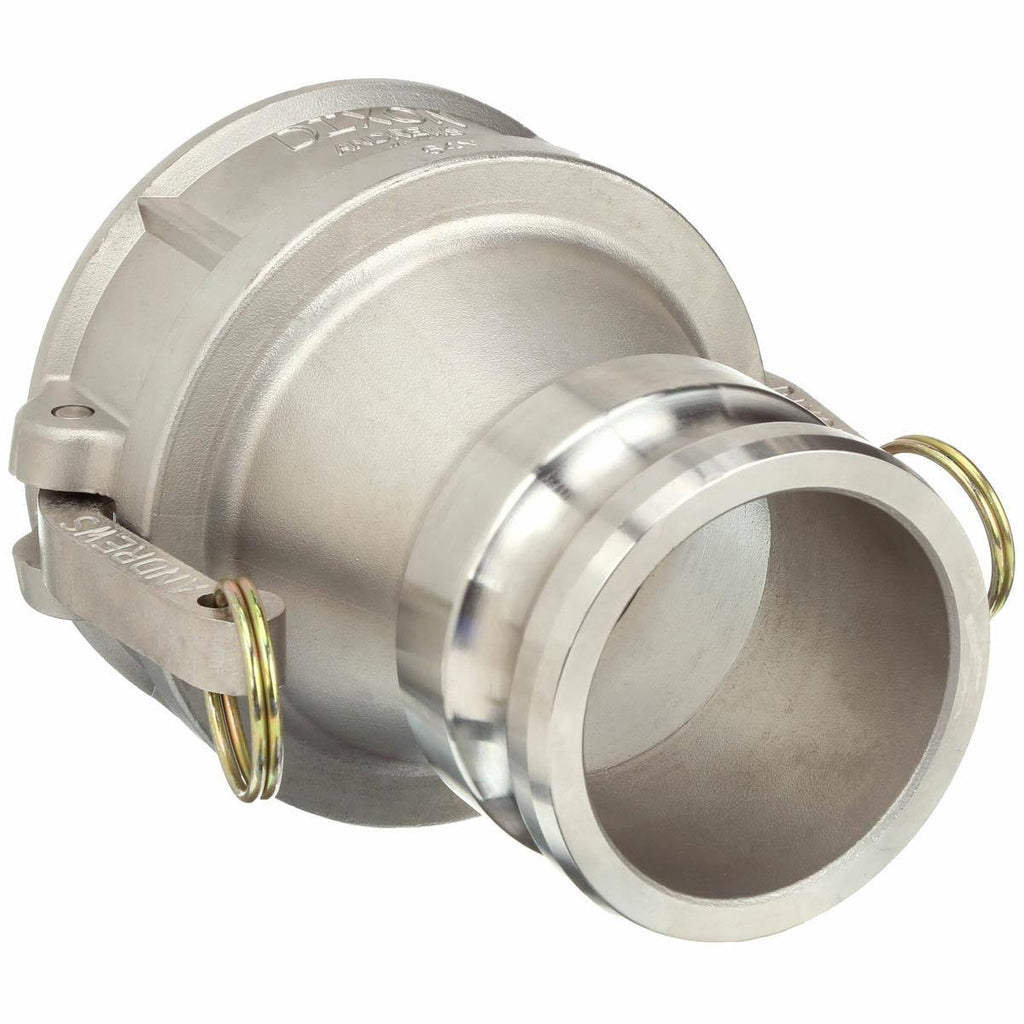 4 inch x 3 inch Stainless Steel Cam and Groove Reducing Coupler x Adapter Q653806