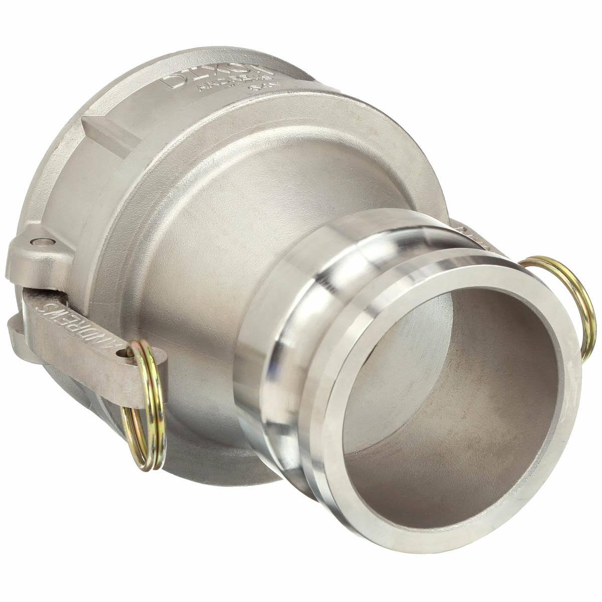 4 inch x 3 inch Stainless Steel Cam and Groove Reducing Coupler x Adapter Q653806