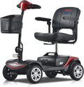 Folding 4 Wheel Scooter Red S36615