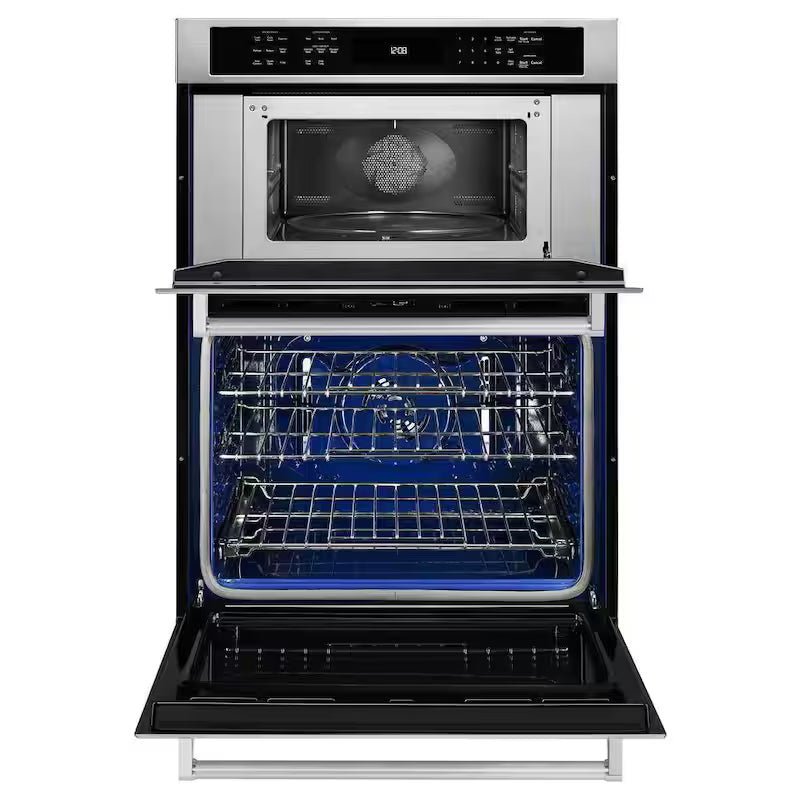 27 in. Electric Convection Wall Oven with Built-In Microwave in Stainless Steel R687444