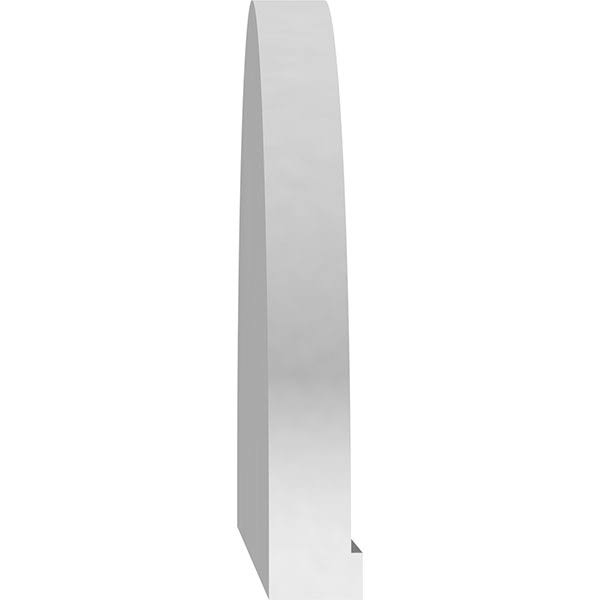 Elliptical Sunburst Architectural Grade PVC Pediment K74198