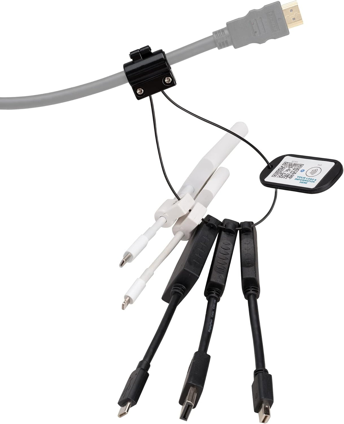 HDMI Adapter Ring with USB-C, DisplayPort & Mini DisplayPort Pigtail Adapters G9410