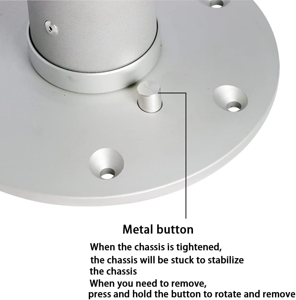 Adjustable Table Pedestal Stand 17.7-27 Inch M334