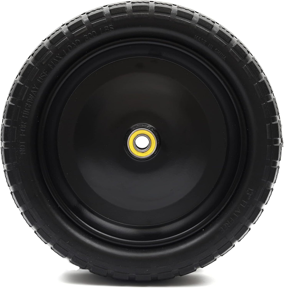 13'' Solid Polyurethane Flat-Free Tire and Wheel Assemblies 2-Pack H903