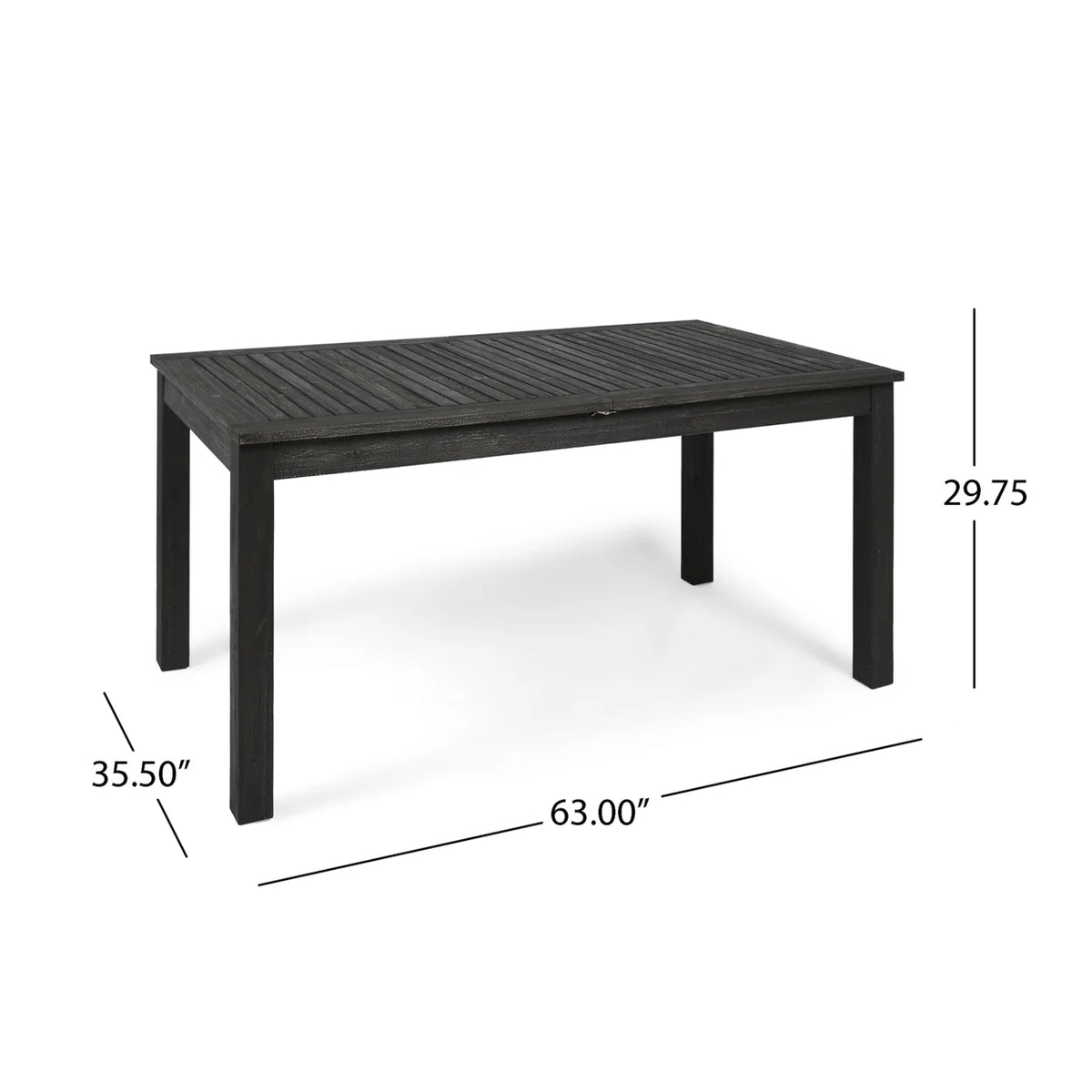 Acacia Wood Expandable Dining Table L271