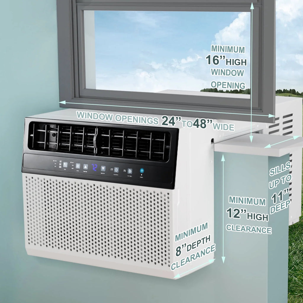 8100 BTU White Window Air Conditioner R9916