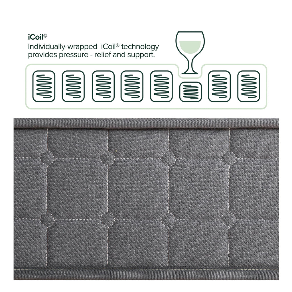 Queen Gel Memory Foam Hybrid Mattress D9919