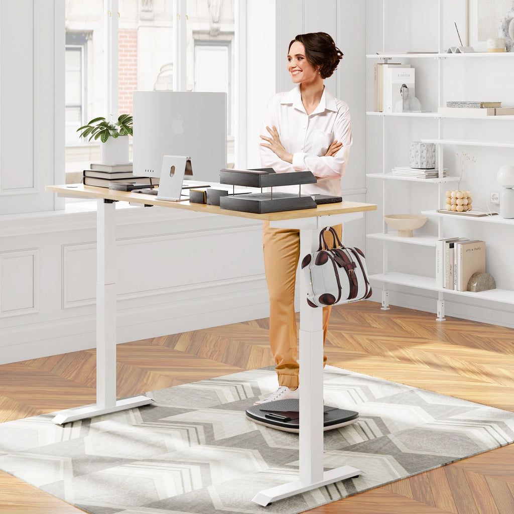 48" x 24" Height Adjustable Electric Standing Desk with Memory Controller G156