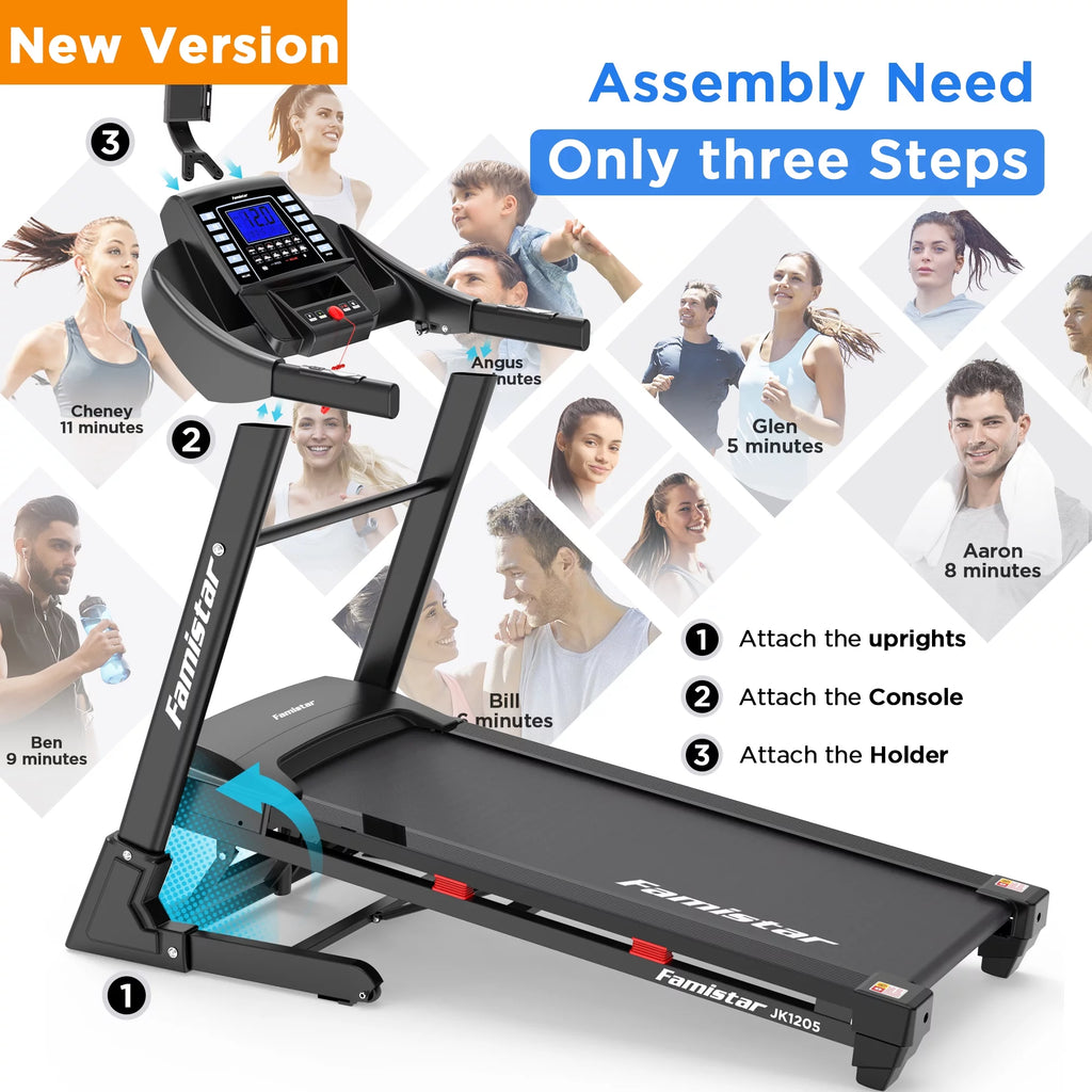 4.0HP Folding Treadmill with Auto Incline N4360
