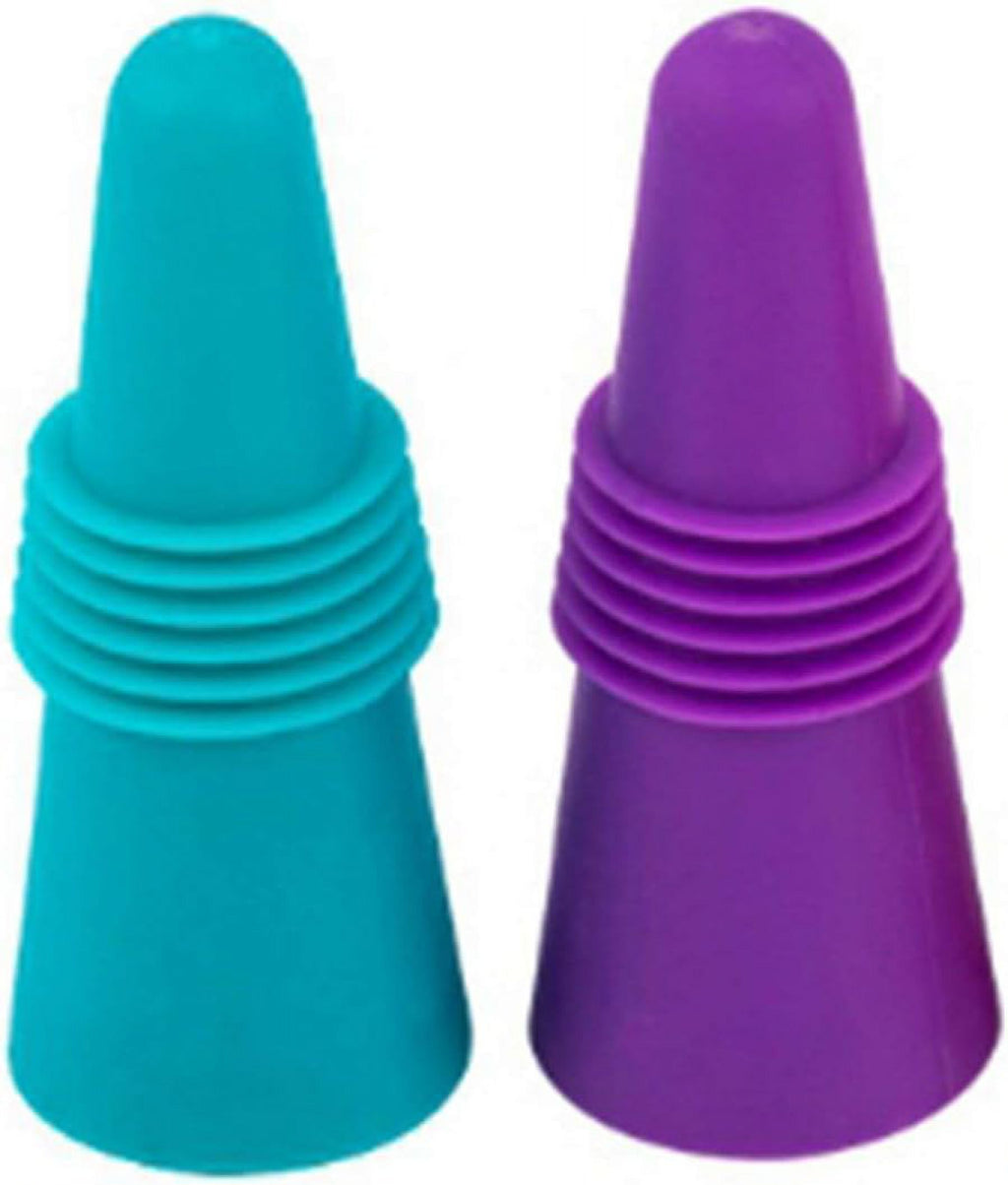 Silicone Stainless Steel Wine Bottle Stopper S9902