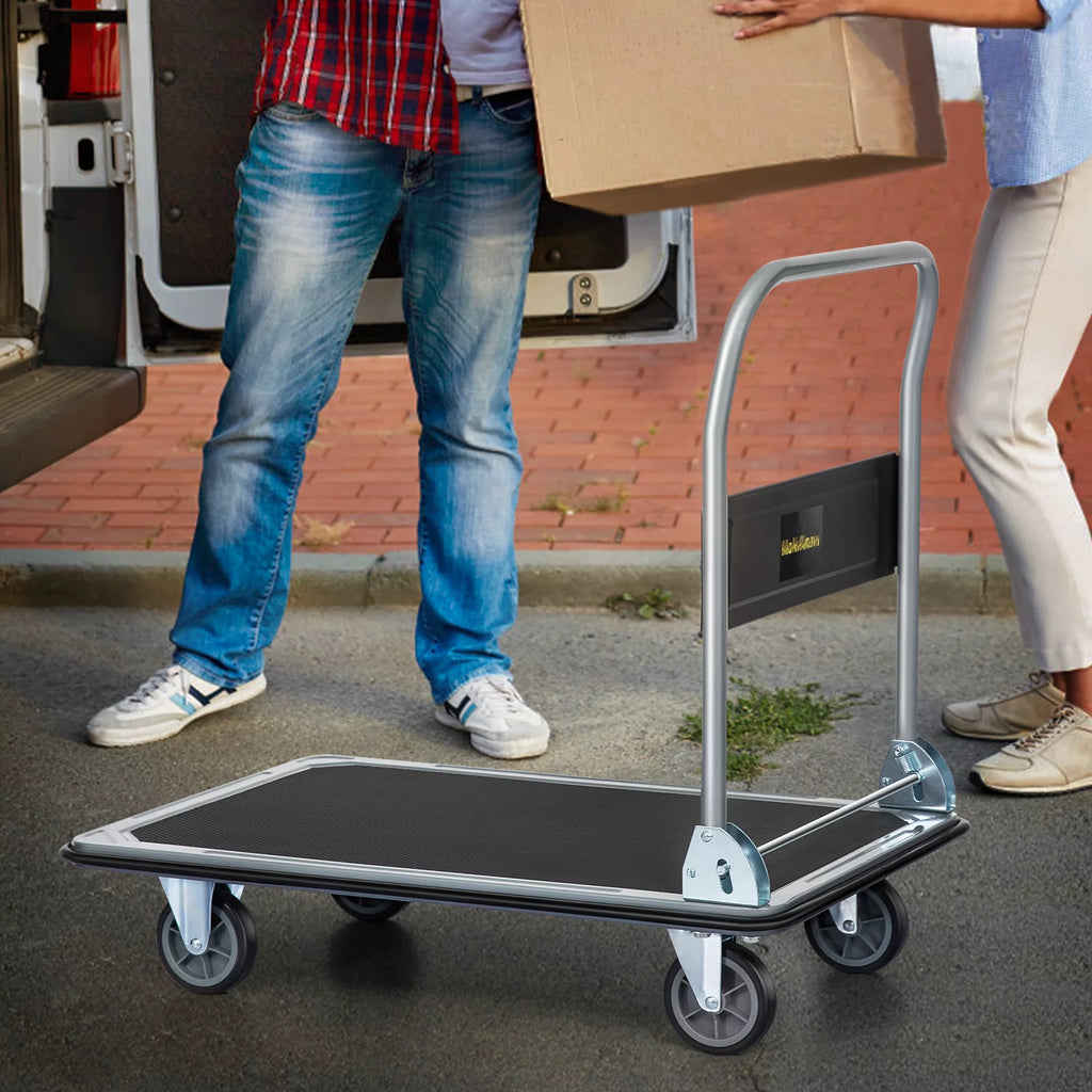 Heavy Duty Platform Hand Truck with Swivel Wheels S3235