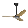 52 Ceiling Fan with Caramel Aluminum Blades and Black Finish Q6641
