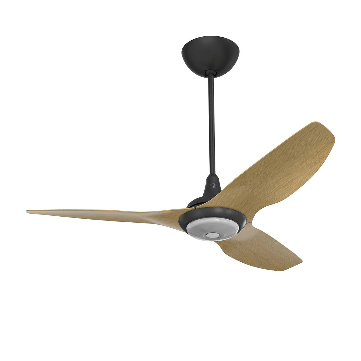 52 Ceiling Fan with Caramel Aluminum Blades and Black Finish Q6641