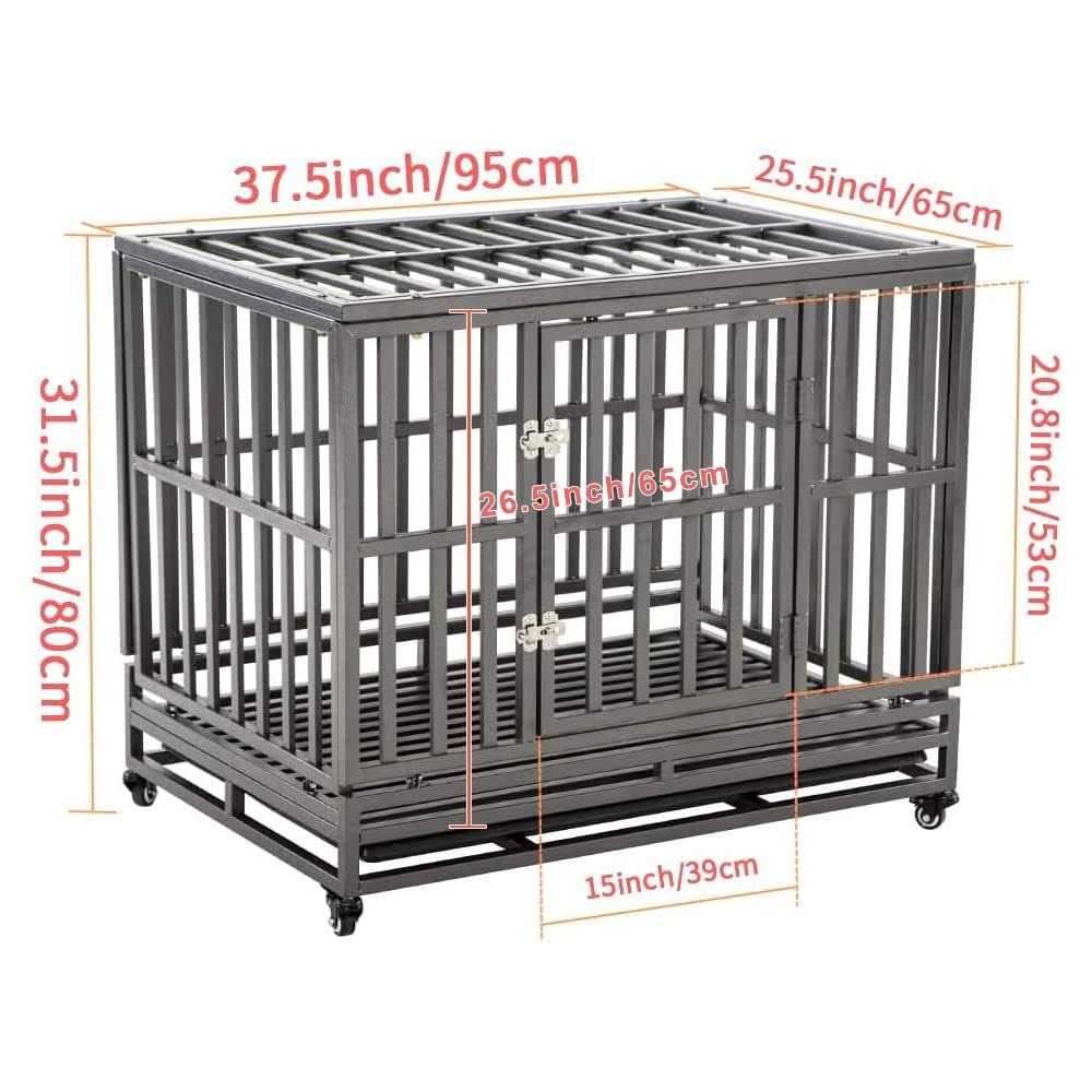 Heavy Duty Metal Dog Cage S52413