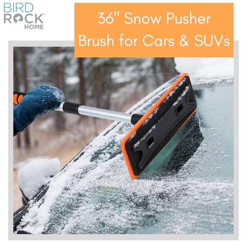55" Extendable Snow Brush with Detachable Scraper E35905