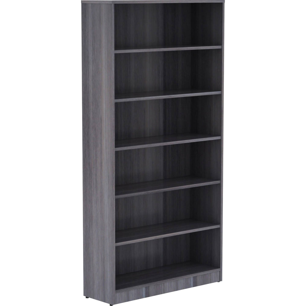 Weathered Charcoal Laminate Bookcase F4888