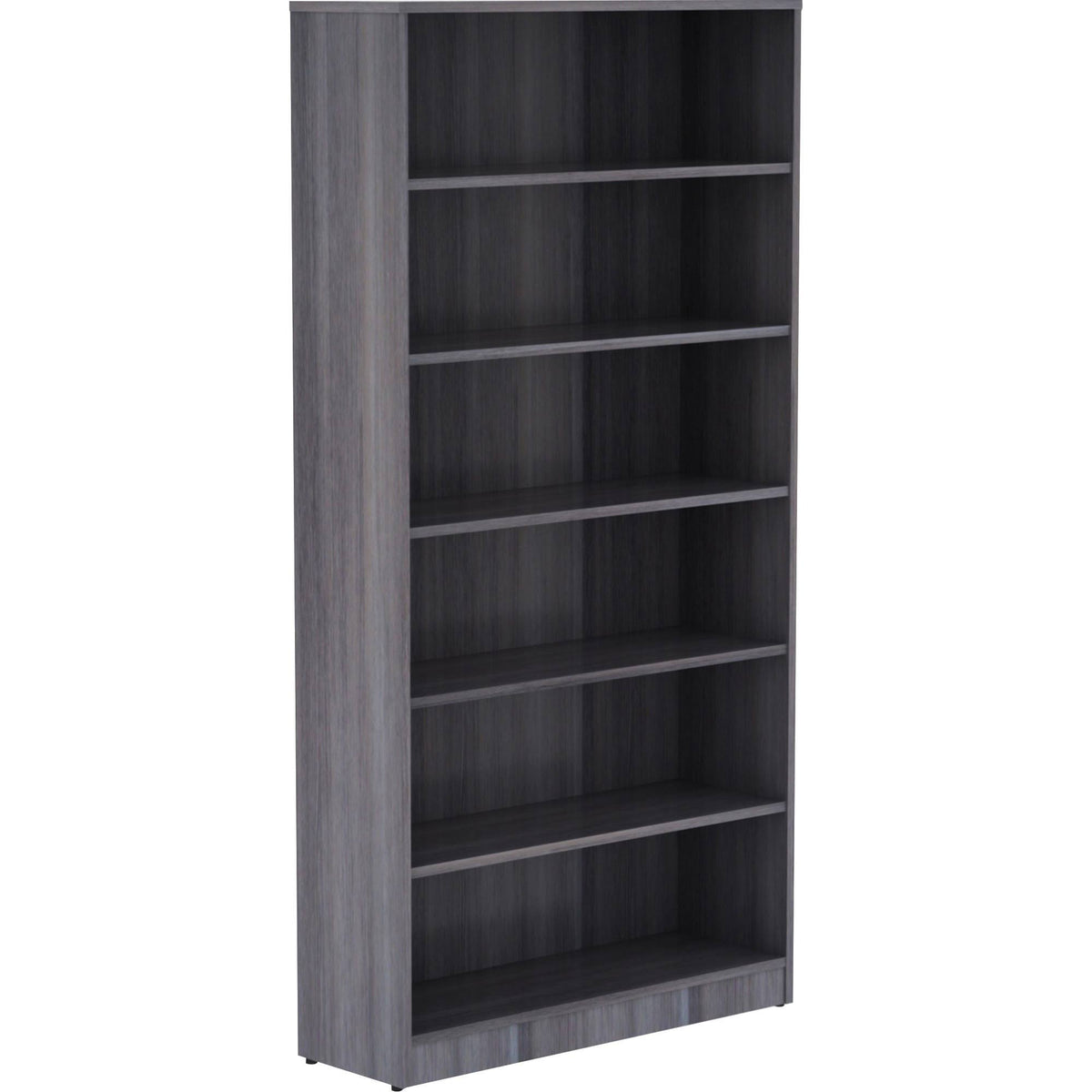 Weathered Charcoal Laminate Bookcase F4888