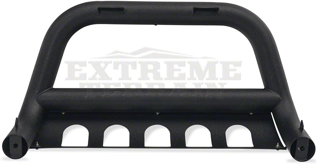 3-Inch Bull Bar with Skid Plate Textured Black D4767