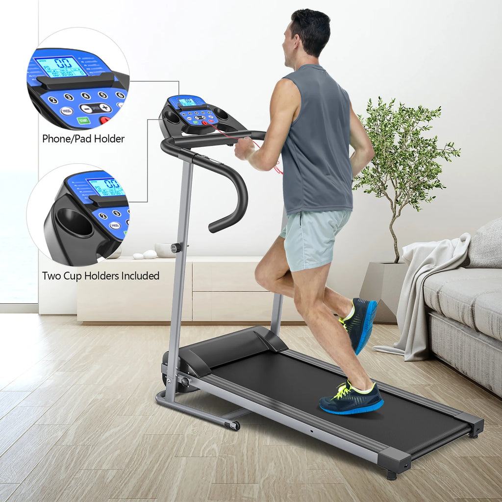 1100W Folding Electric Treadmill D897