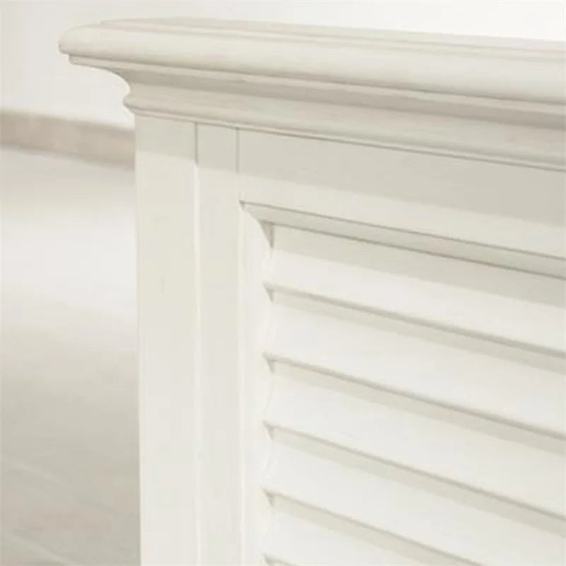 King Panel Bed in Paperwhite N8404