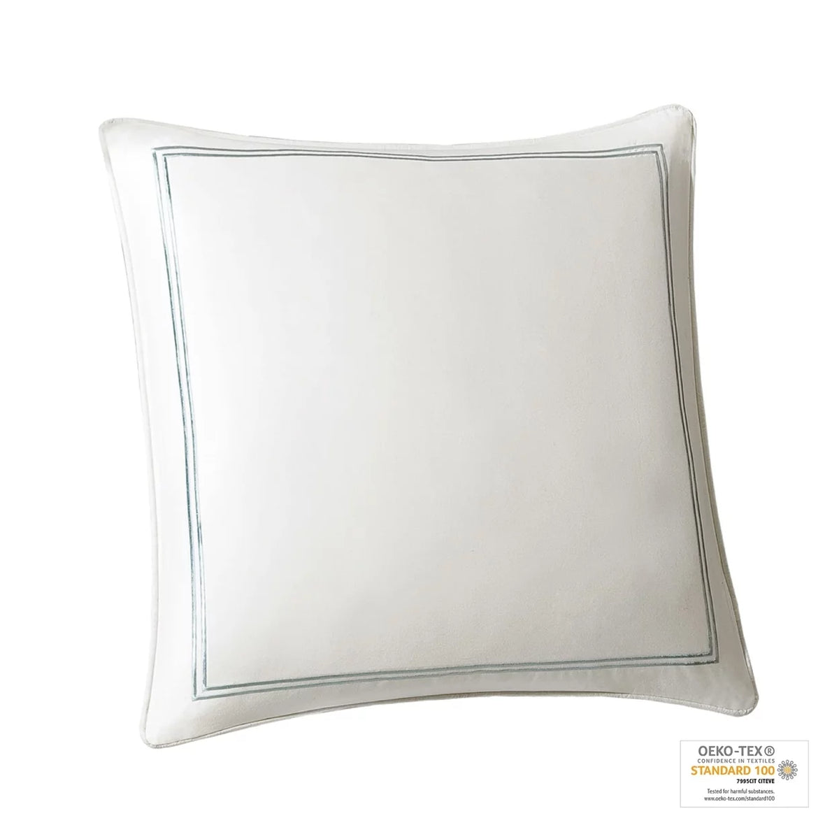 Ivory Paisley Euro Sham Q555