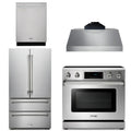 36 Electric Range, Range Hood, Microwave, Refrigerator, Dishwasher A74443